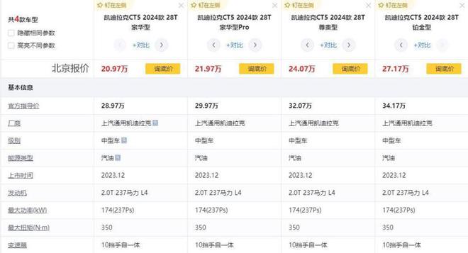 标配33英寸9K屏优惠后卖2097万起新款凯迪拉克CT5可抄底？(图1)