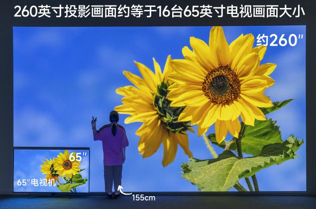 买个投影看春晚2024年几款万元内高亮度家用激光投影仪推荐(图5)