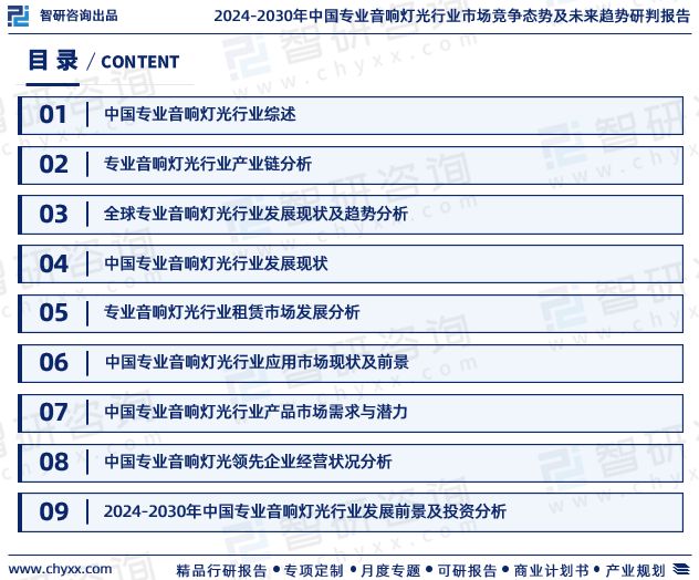 智研咨询发布：2024年中国专业音响灯光行业市场深度分析报告(图2)