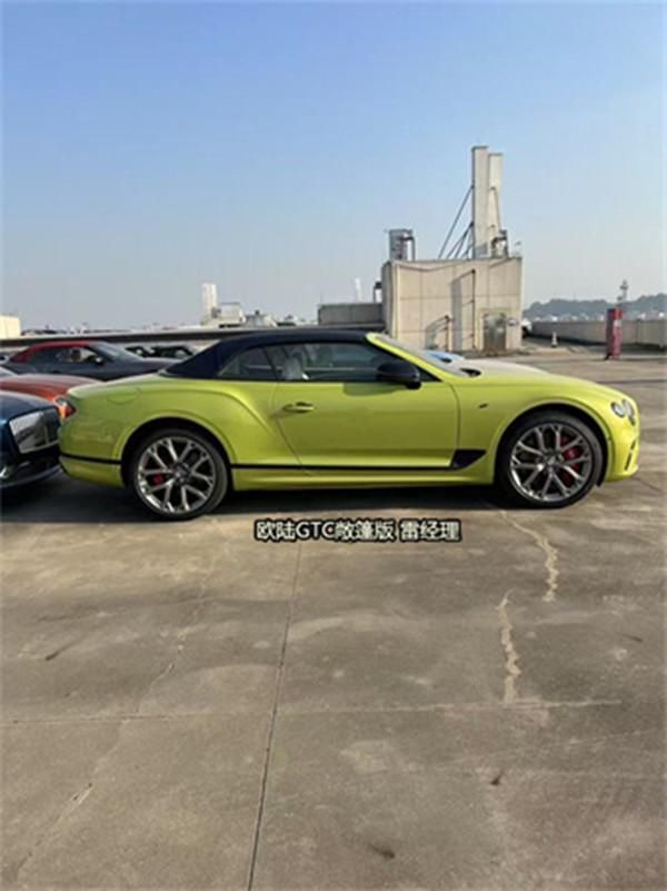 2024款宾利欧陆GTC S限量敞篷版青柠绿亚麻白帝王蓝现车特价含税(图3)